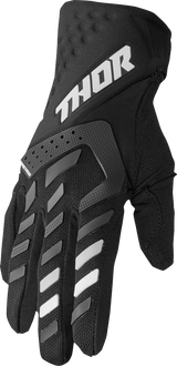 Thor Women's Spectrum Gloves - Black/White - Large 3331-0232 - Cycle City Outdoors