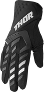 Thor Women's Spectrum Gloves - Black/White - Large 3331-0232 - Cycle City Outdoors