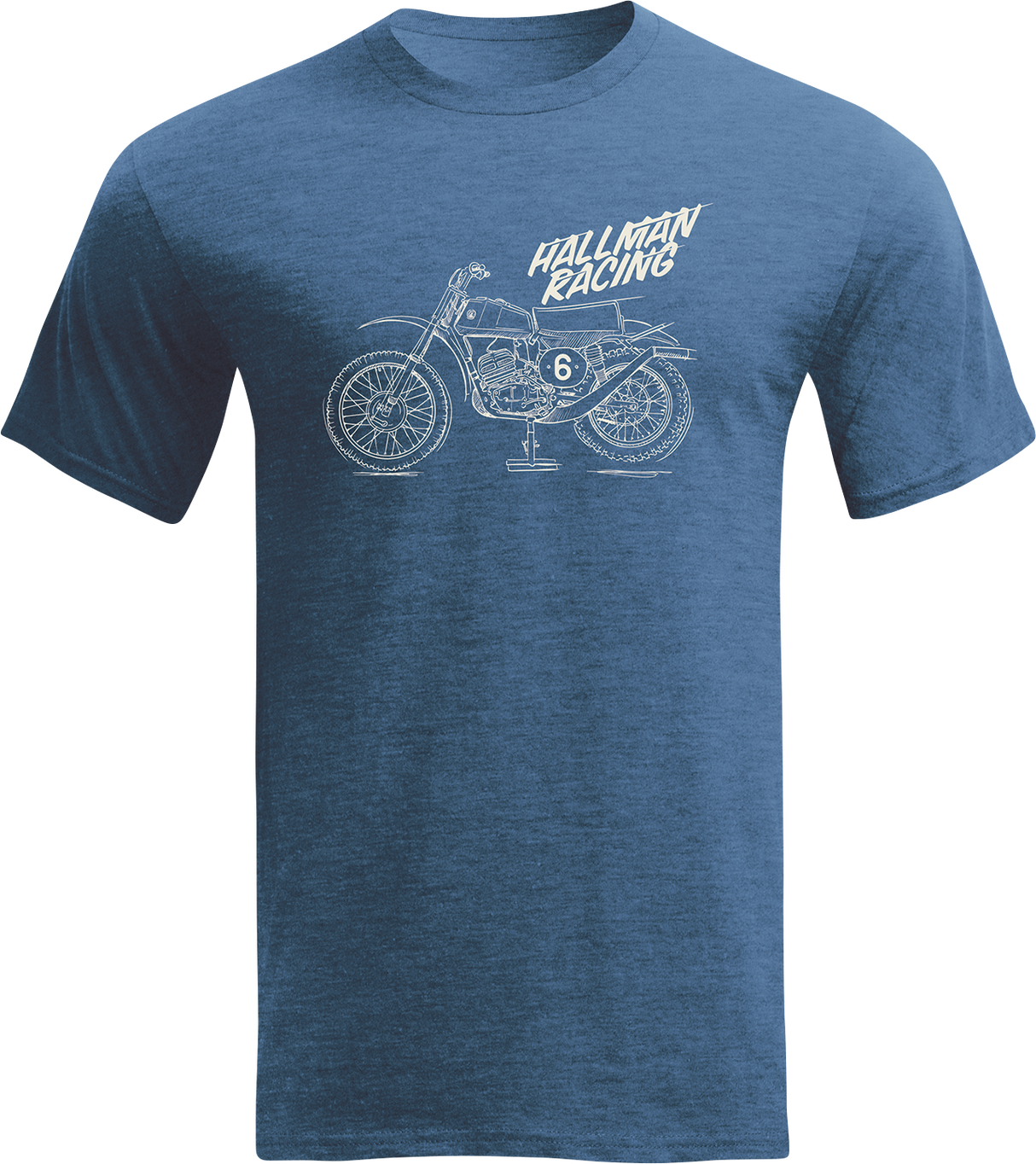 THOR Hallman CZ T-Shirt - Indigo Heather Navy - 2XL 3030-22644