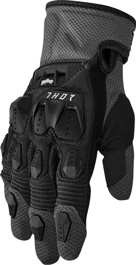 Thor Terrain Gloves - Black/Charcoal - Small 3330-7280 - Cycle City Outdoors