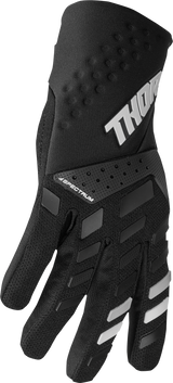 Thor Women's Spectrum Gloves - Black/White - Large 3331-0232 - Cycle City Outdoors