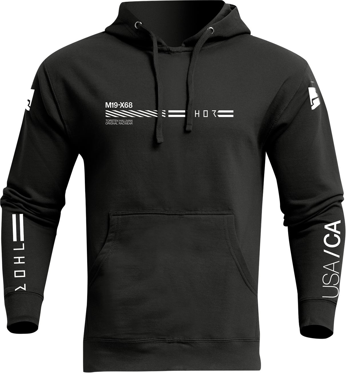 Thor Division Fleece Pullover Sweatshirt - Black - Small 3050-6301 - Cycle City Outdoors