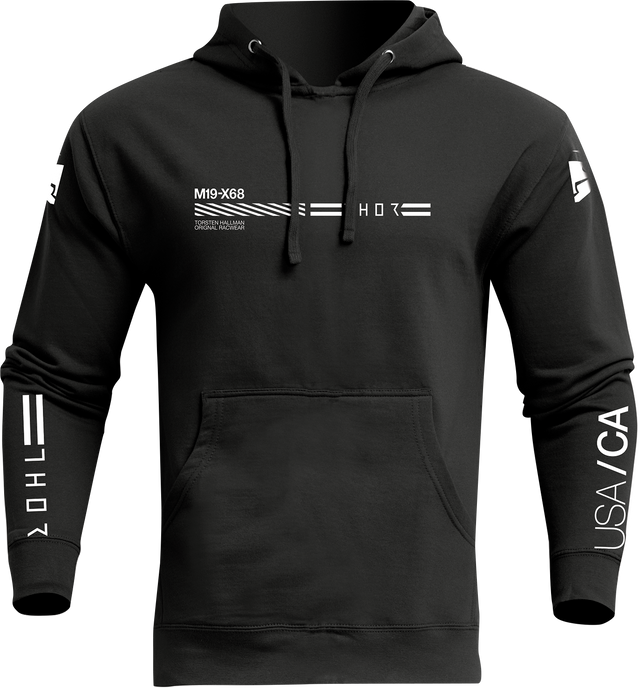 Thor Division Fleece Pullover Sweatshirt - Black - Small 3050-6301 - Cycle City Outdoors