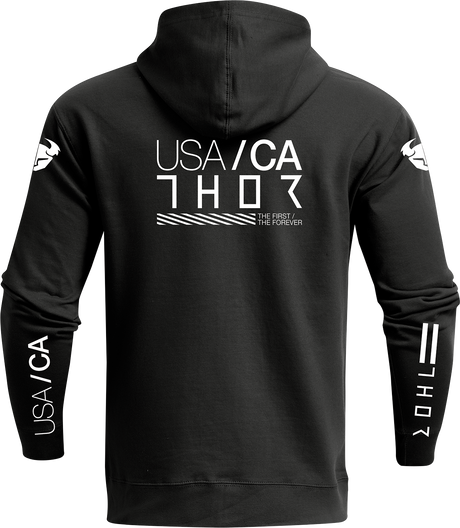 Thor Division Fleece Pullover Sweatshirt - Black - Small 3050-6301 - Cycle City Outdoors
