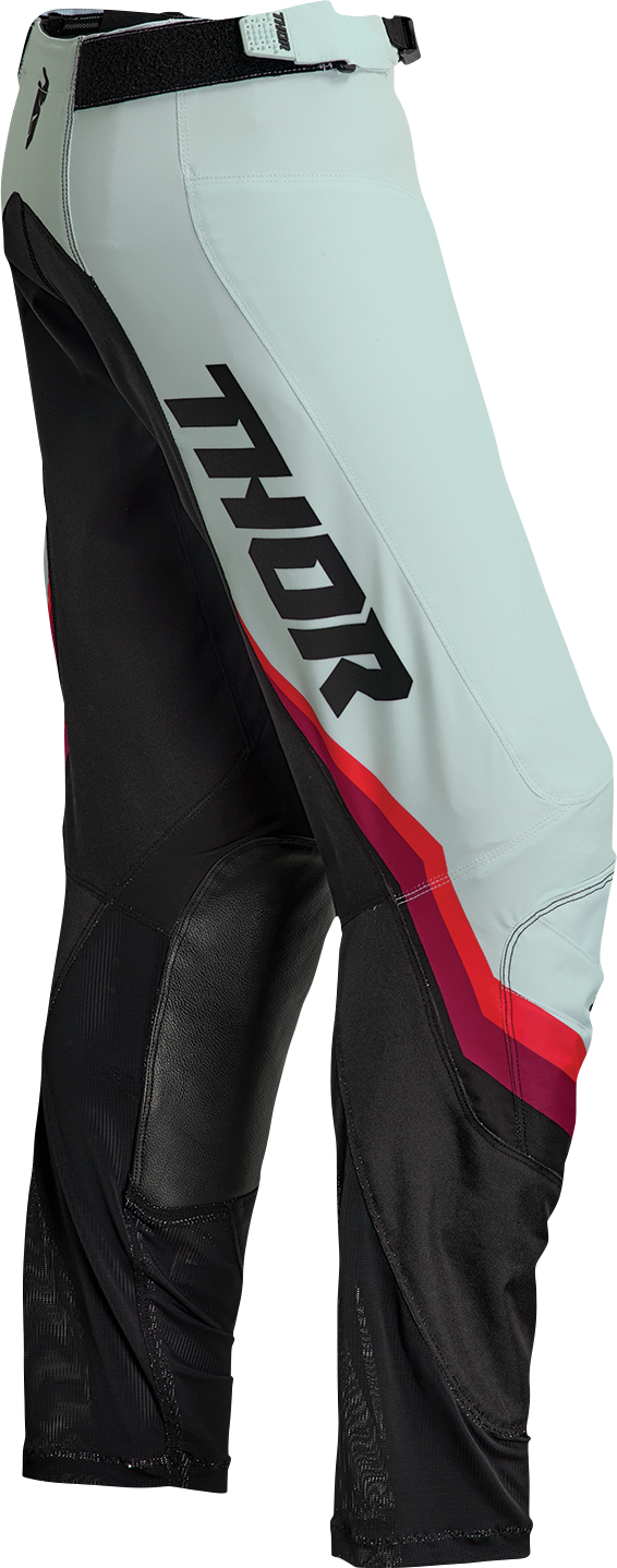 THOR Women's Pulse Rev Pants - Black/Mint - 5/6 2902-0325