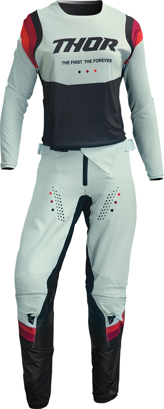 THOR Women's Pulse REV Jersey - Black/Mint - XS 2911-0252