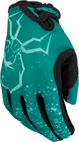 MOOSE RACING Youth SX1* Gloves - Teal - Medium 3332-1760 - Cycle City Outdoors