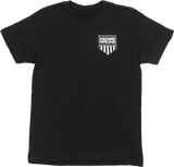 MOOSE RACING Youth Salute T-Shirt - Black - Medium 3032-3691