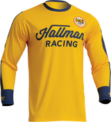 Thor Differ Roosted Jersey - Lemon/Navy - Large 2910-7123 - Cycle City Outdoors