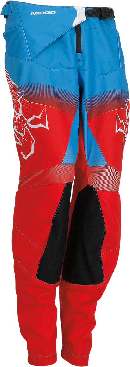 MOOSE RACING Youth Agroid Pants - Red/White/Blue - 26 2903-2271 - Cycle City Outdoors