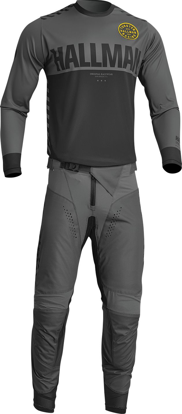 THOR Differ Slice Jersey - Charcoal/Black - Medium 2910-7128