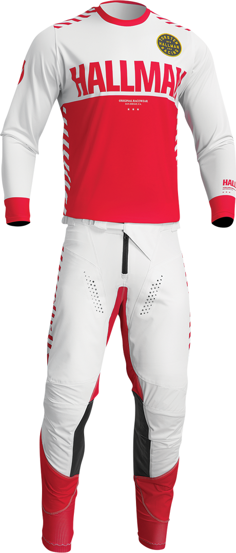 Thor Differ Slice Jersey - White/Red - Small 2910-7133 - Cycle City Outdoors