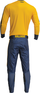 Thor Differ Roosted Jersey - Lemon/Navy - Large 2910-7123 - Cycle City Outdoors