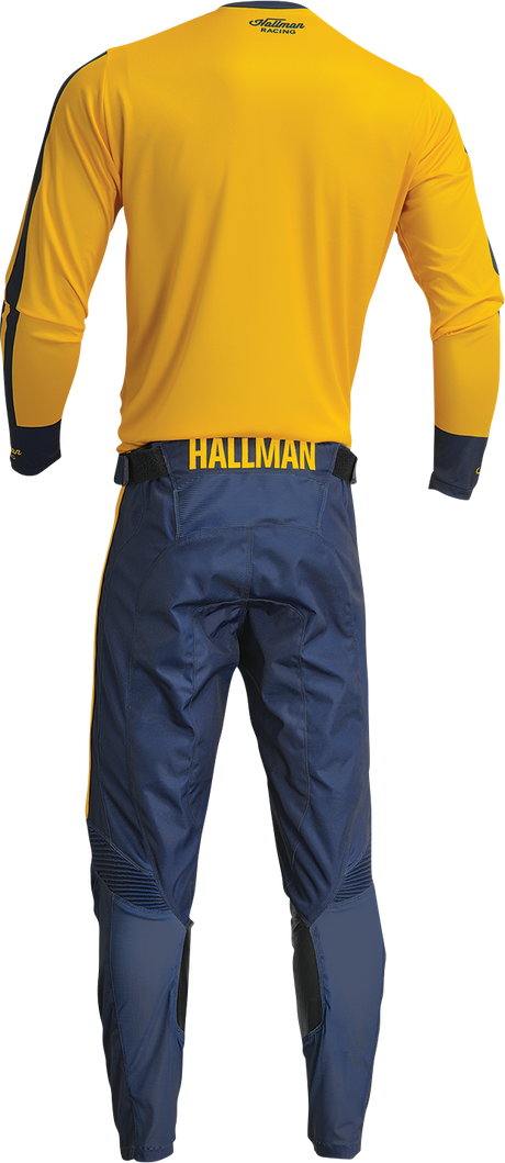 Thor Differ Roosted Jersey - Lemon/Navy - Large 2910-7123 - Cycle City Outdoors