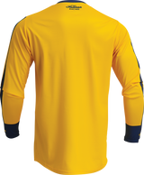 Thor Differ Roosted Jersey - Lemon/Navy - XL 2910-7124 - Cycle City Outdoors