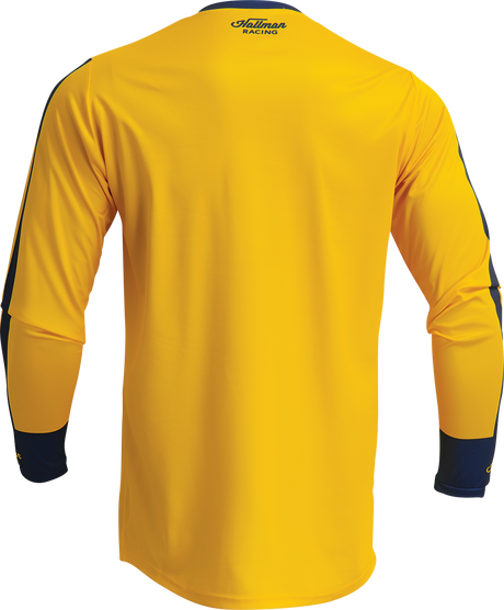 Thor Differ Roosted Jersey - Lemon/Navy - XL 2910-7124 - Cycle City Outdoors