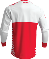 Thor Differ Slice Jersey - White/Red - XL 2910-7136 - Cycle City Outdoors
