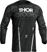 THOR Pulse Mono Jersey - Black/White - 2XL 2910-7101