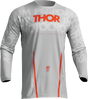 Thor Pulse Mono Jersey - Gray/Orange - Large 2910-7111 - Cycle City Outdoors