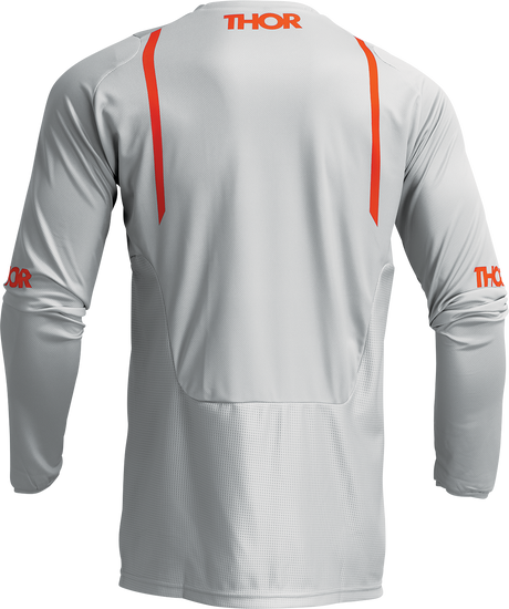 Thor Pulse Mono Jersey - Gray/Orange - Medium 2910-7110 - Cycle City Outdoors