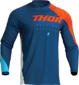 THOR Sector Edge Jersey - Navy/Orange - XL 2910-7149