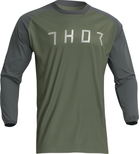 Thor Terrain Jersey - Army/Charcoal - XL 2910-7169 - Cycle City Outdoors
