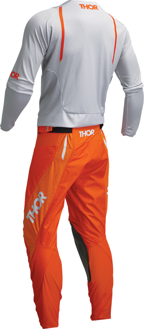 Thor Pulse Mono Jersey - Gray/Orange - Medium 2910-7110 - Cycle City Outdoors