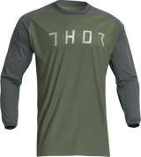 Thor Terrain Jersey - Army/Charcoal - 3XL 2910-7171 - Cycle City Outdoors
