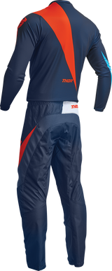 THOR Sector Edge Jersey - Navy/Orange - XL 2910-7149