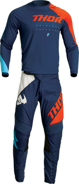 THOR Sector Edge Jersey - Navy/Orange - XL 2910-7149