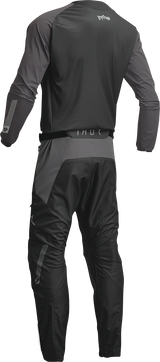 Thor Terrain Jersey - Black/Charcoal - Small 2910-7160 - Cycle City Outdoors