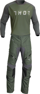 Thor Terrain Jersey - Army/Charcoal - 3XL 2910-7171 - Cycle City Outdoors