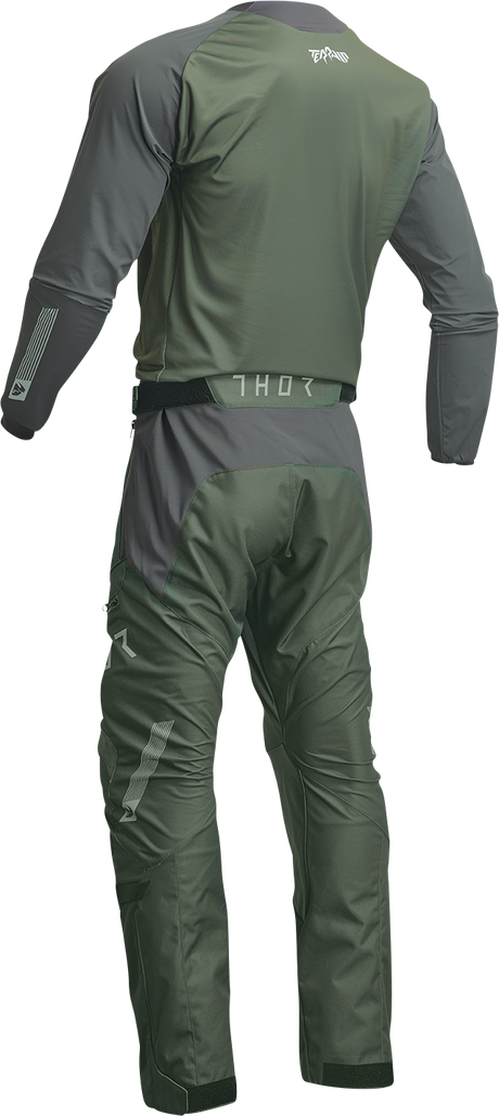 Thor Terrain Jersey - Army/Charcoal - 2XL 2910-7170 - Cycle City Outdoors