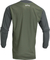 THOR Terrain Jersey - Army/Charcoal - Large 2910-7168