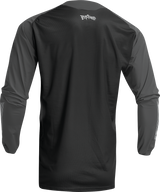 Thor Terrain Jersey - Black/Charcoal - Small 2910-7160 - Cycle City Outdoors