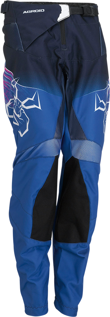 MOOSE RACING Youth Agroid Pants - Pink/Blue - 20 2903-2262 - Cycle City Outdoors