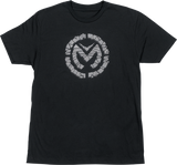 MOOSE RACING Fractured T-Shirt - Black/Silver - Medium 3030-22754