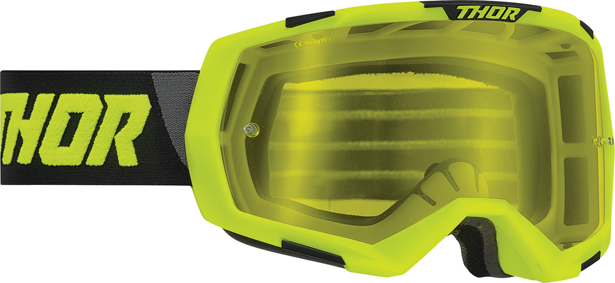 Thor Regiment Goggles - Acid/Black - Yellow 2601-2798 - Cycle City Outdoors