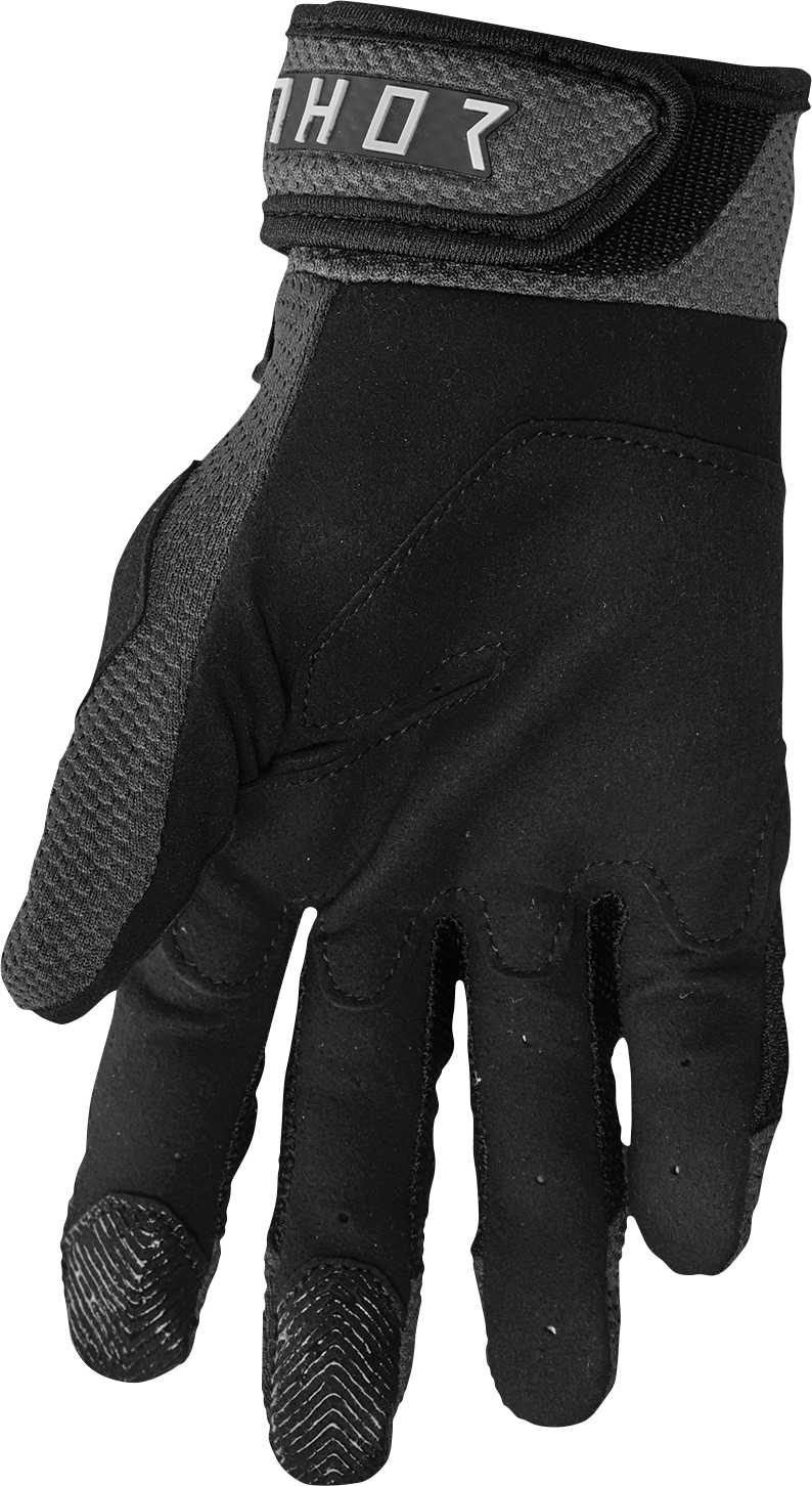 Thor Terrain Gloves - Black/Charcoal - Large 3330-7282 - Cycle City Outdoors