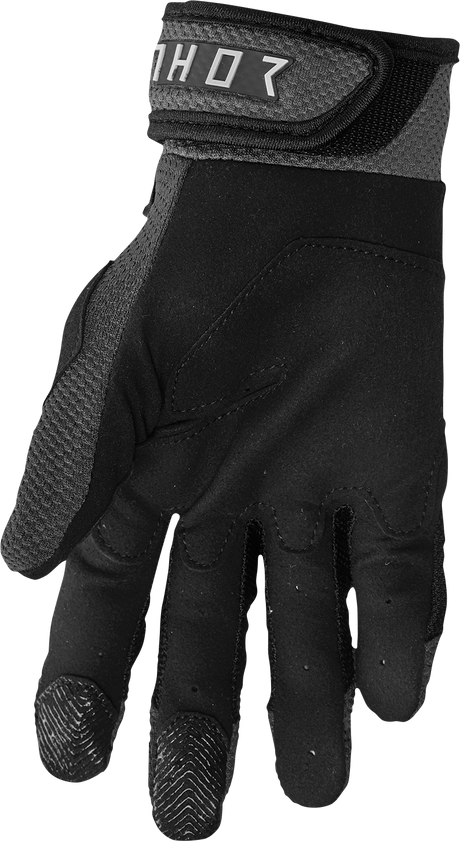 Thor Terrain Gloves - Black/Charcoal - Large 3330-7282 - Cycle City Outdoors