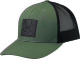 MOOSE RACING Moose Agroid Embossed Hat - Green/Black - One Size 2501-4009 - Cycle City Outdoors
