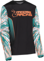 MOOSE RACING Youth Agroid Jersey - Teal/Orange/Black - Medium 2912-2253 - Cycle City Outdoors