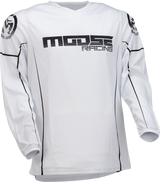 MOOSE RACING Qualifier? Jersey - Black/White - 4XL 2910-7194