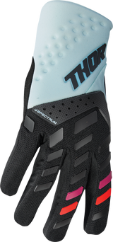 THOR Women's Spectrum Gloves - Black/Light Mint - Medium 3331-0235