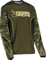 MOOSE RACING Youth Agroid Jersey - Olive/Tan - Medium 2912-2278 - Cycle City Outdoors