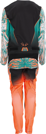 MOOSE RACING Youth Agroid Jersey - Teal/Orange/Black - Large 2912-2254 - Cycle City Outdoors