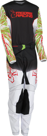 MOOSE RACING Youth Agroid Jersey - Green/Red/Black - XS 2912-2266 - Cycle City Outdoors