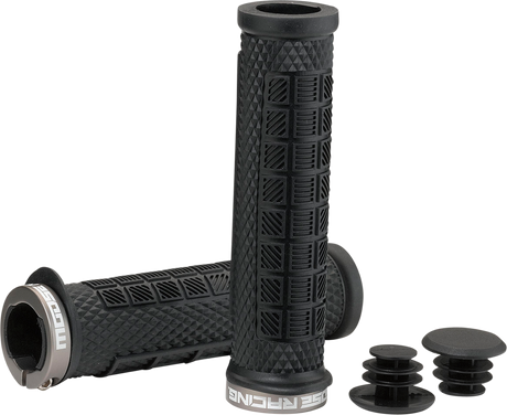 MOOSE RACING Mountain Bike Lock-On Grips - Black - 129 mm PRO-K524EP1-OD - Cycle City Outdoors