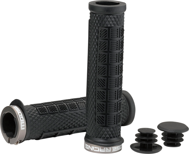 MOOSE RACING Mountain Bike Lock-On Grips - Black - 129 mm PRO-K524EP1-OD - Cycle City Outdoors