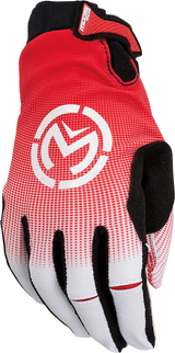 MOOSE RACING SX1* Gloves - Red/White - Large 3330-7323 - Cycle City Outdoors
